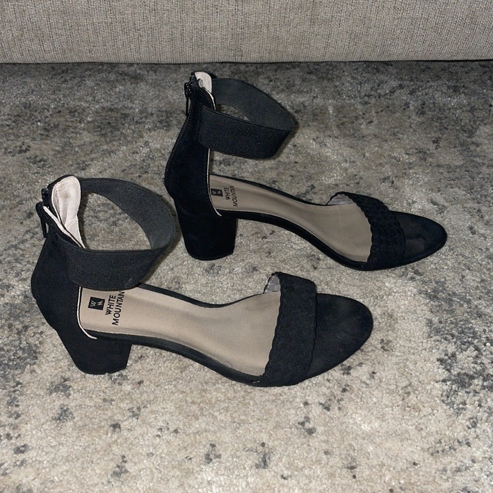 Black Block Heels